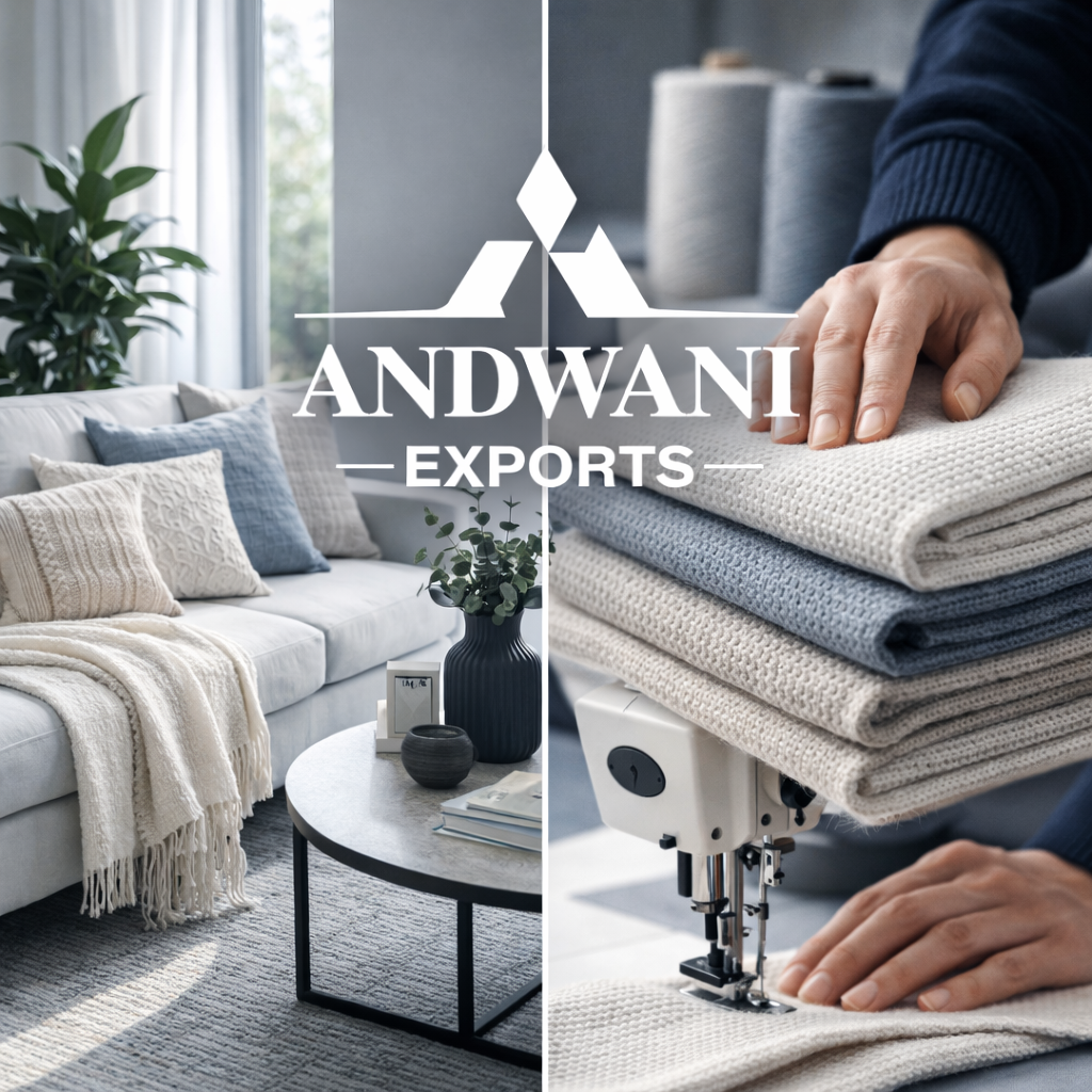 About Andwani Exports premium home textile manufacturer and exporter in India