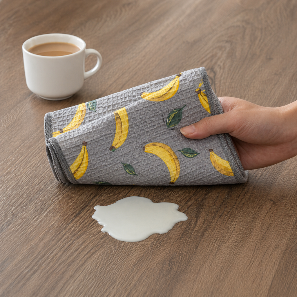 Premium grey tea towel for everyday kitchen use